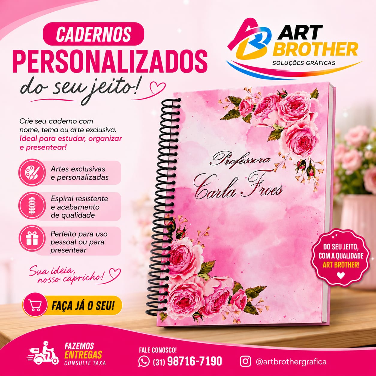 Cadernos Personalizados