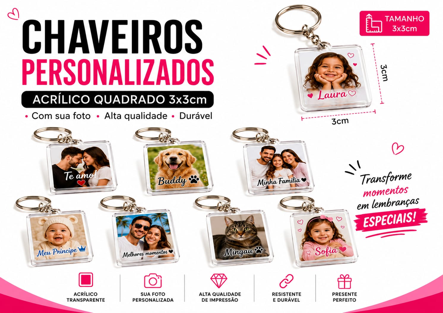 Chaveiros Personalizados