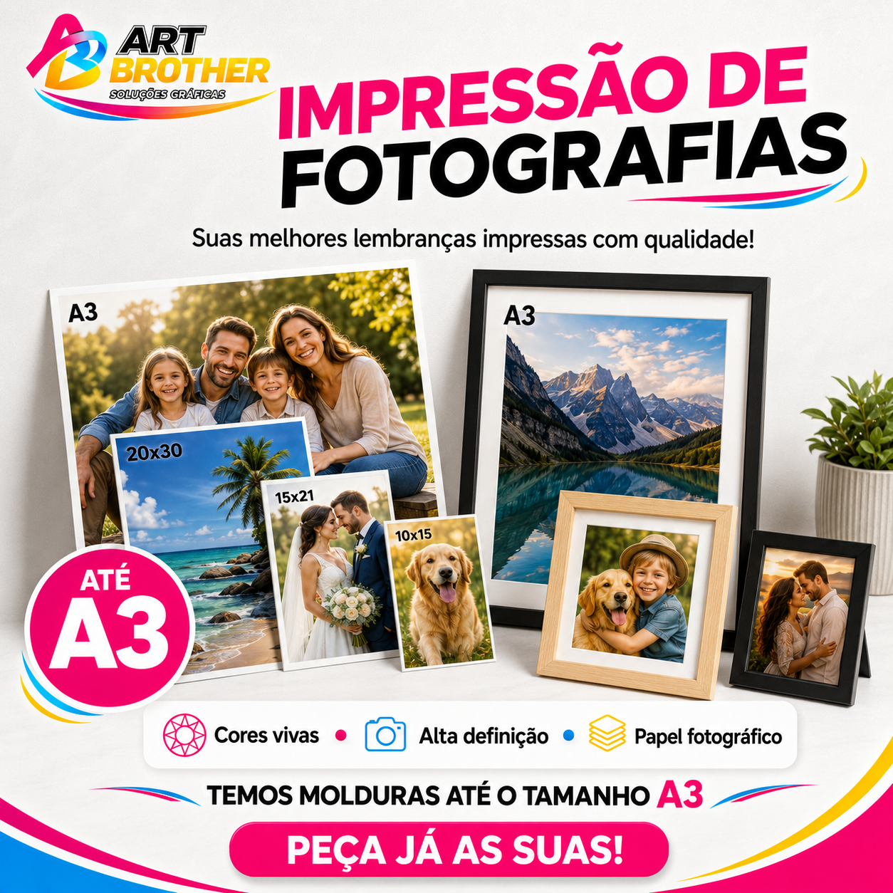 Impressão de Fotografias e Polaroids