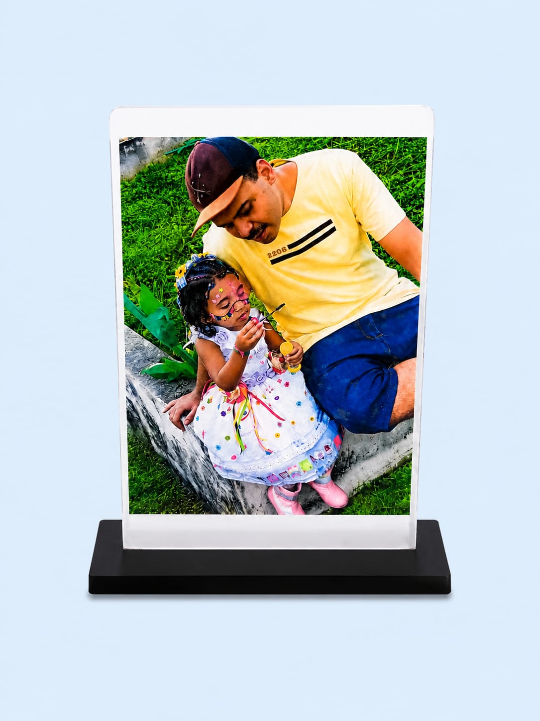 Placa de acrílico personalizada com fotografia