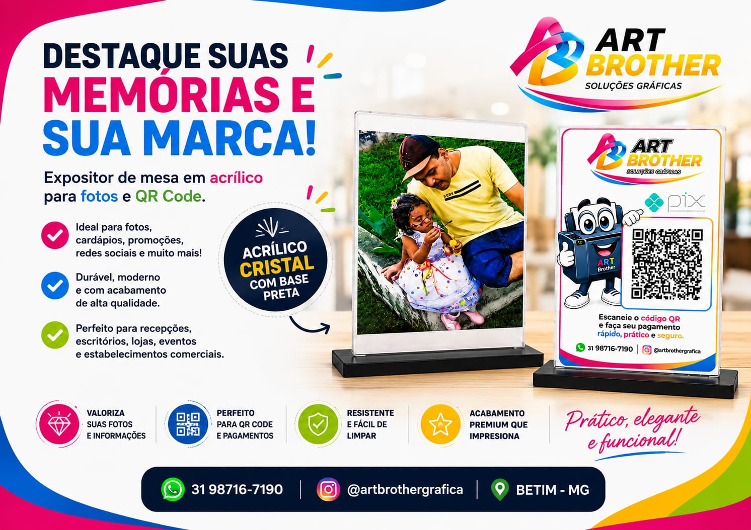 Placas Pix Personalizadas